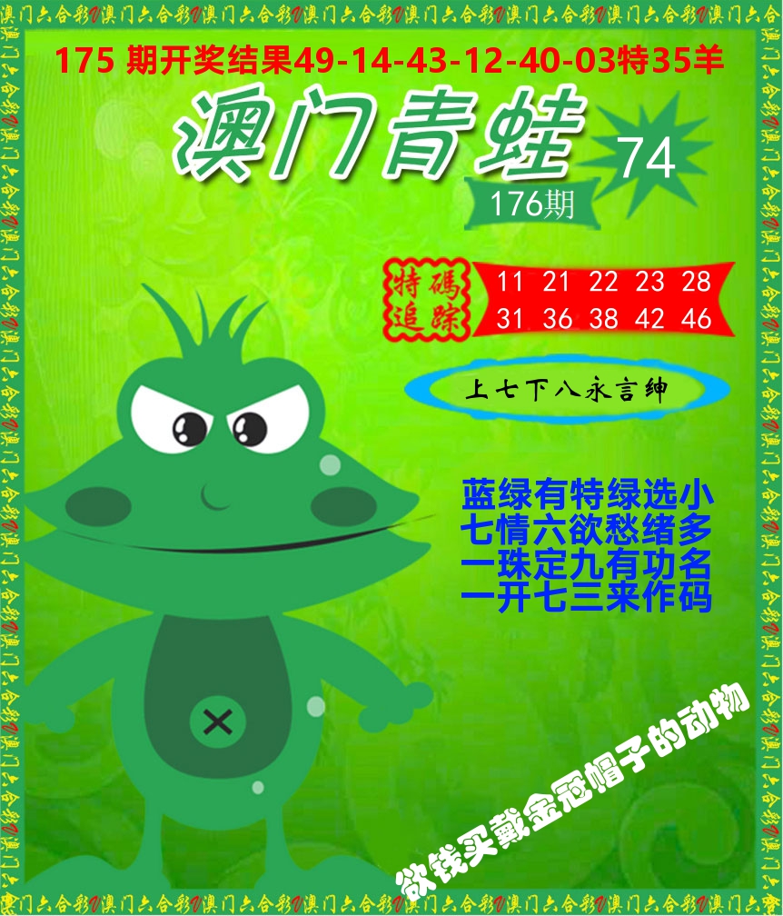 青蛙系列74 第176期