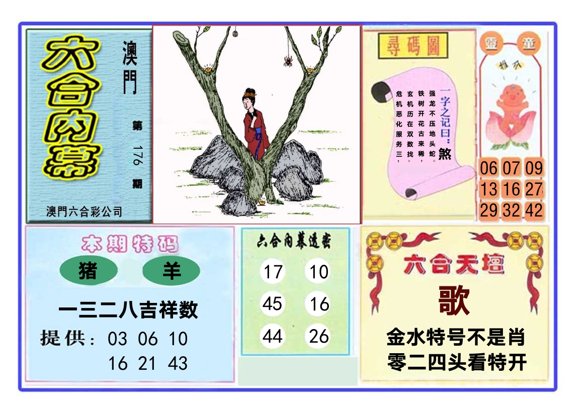 六合内幕 第176期