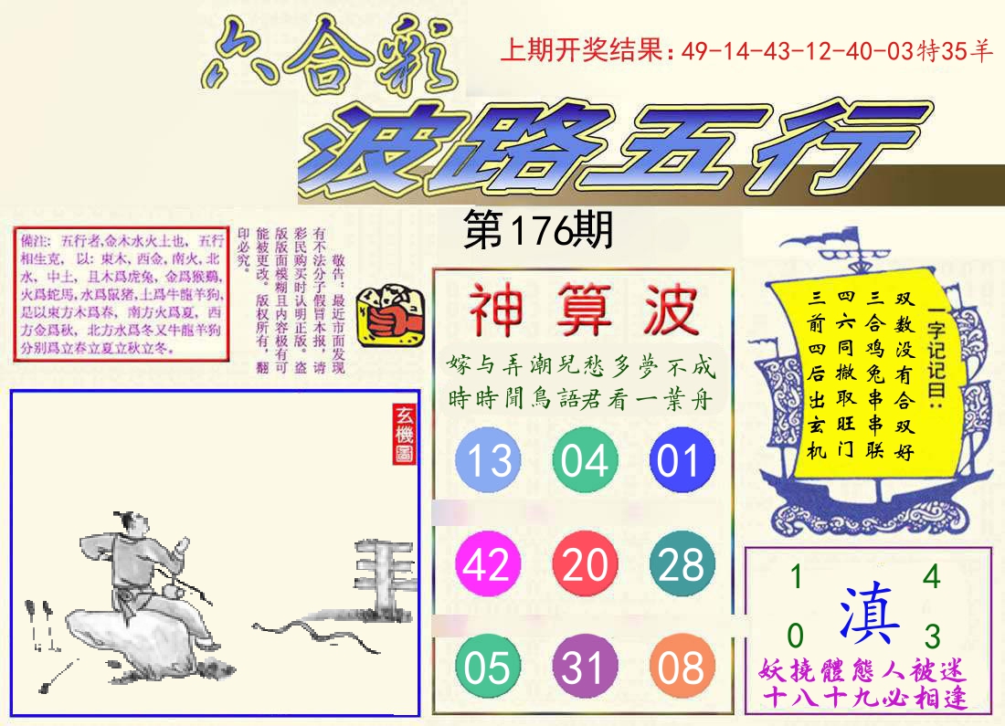 波路五行 第176期