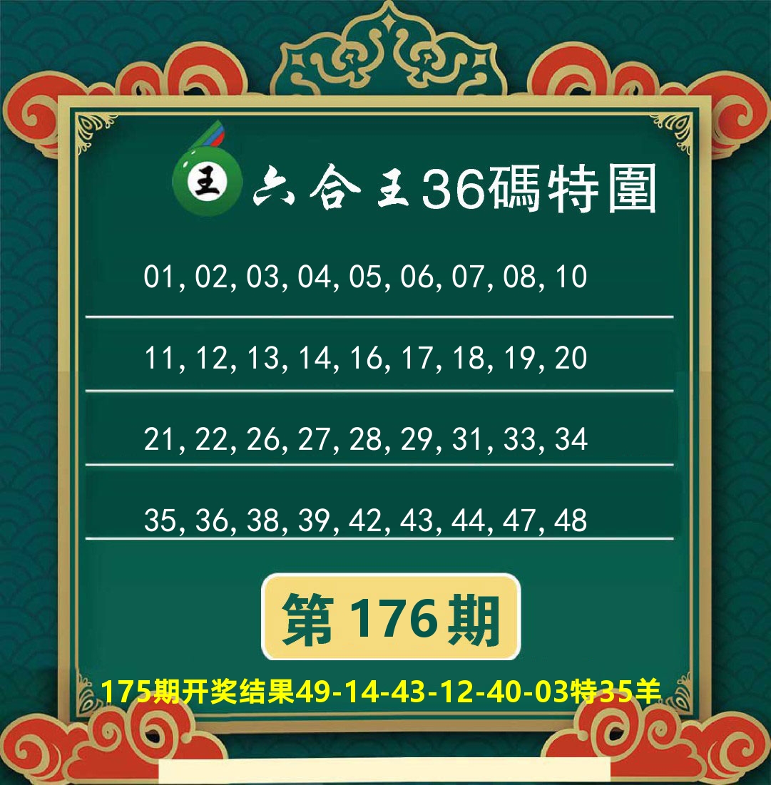 澳门特码王B 第176期