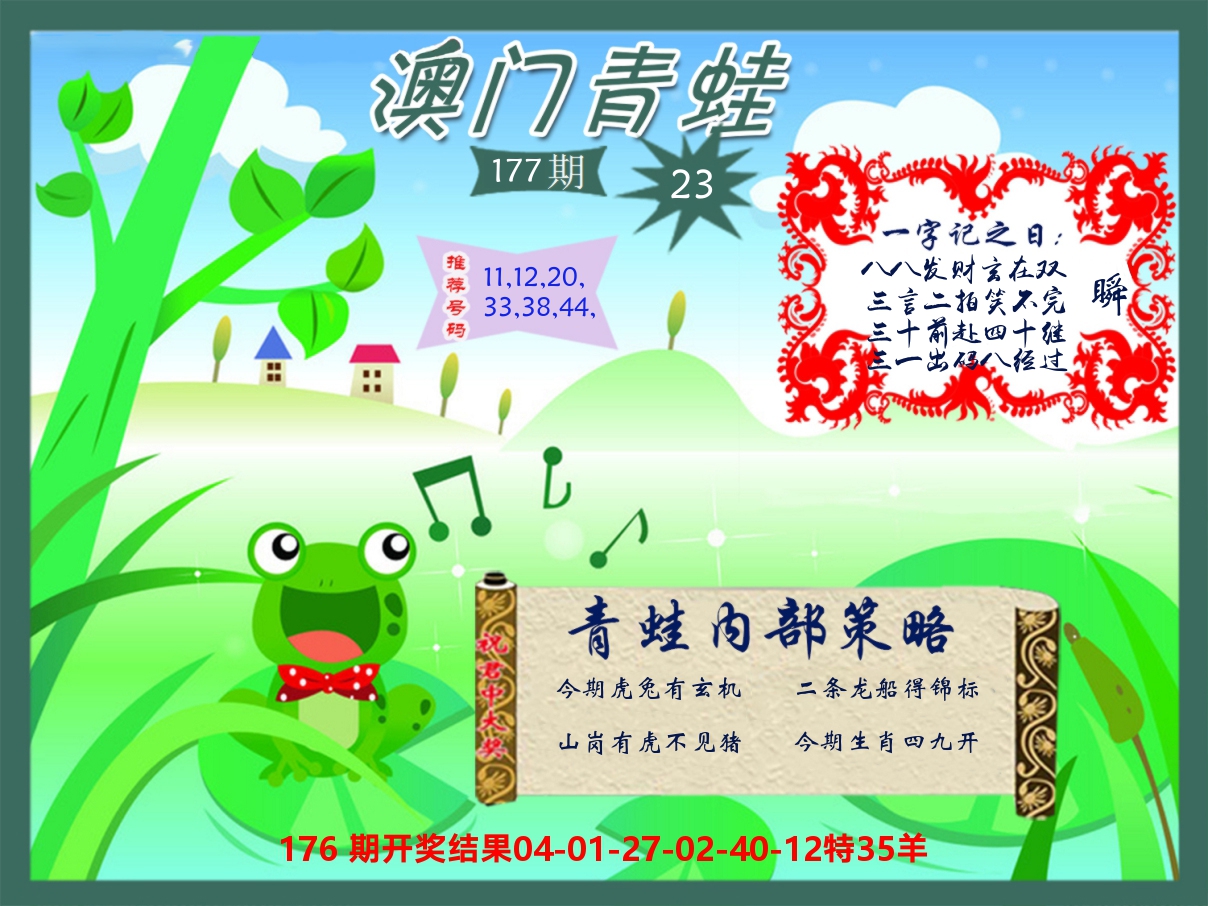 青蛙系列23 第177期