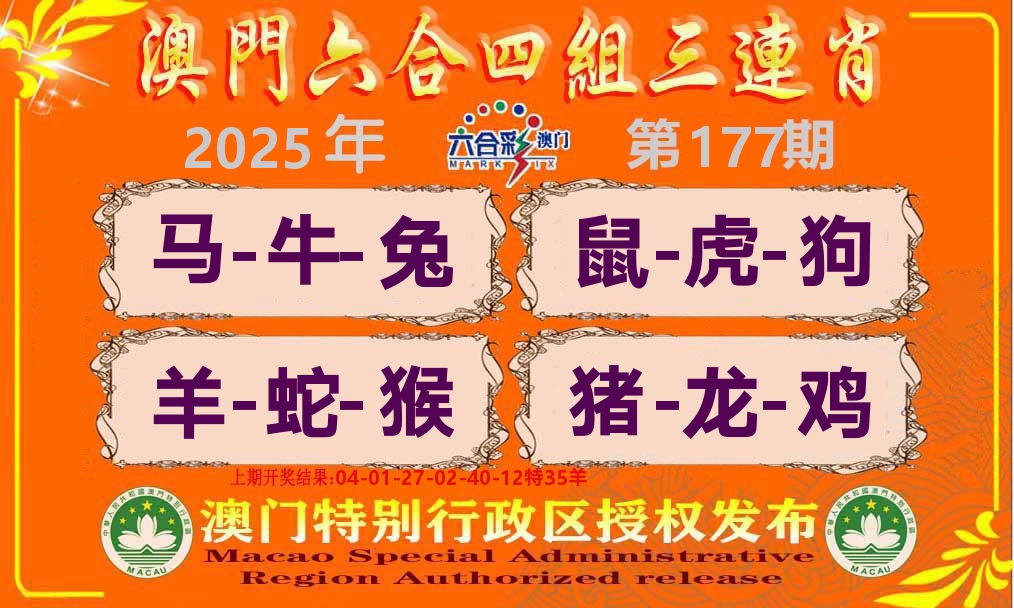 六合三连肖 第177期