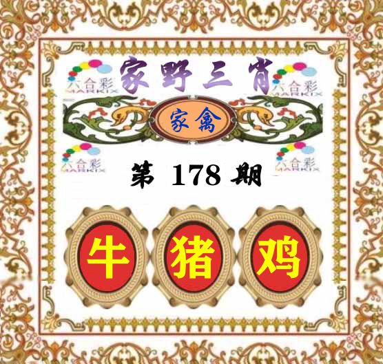 家野三肖 第178期