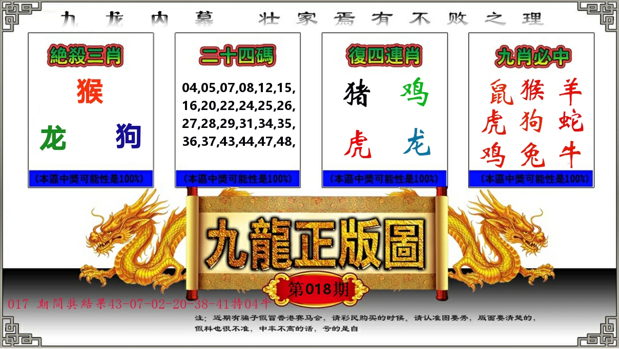 九龙正版图 第18期