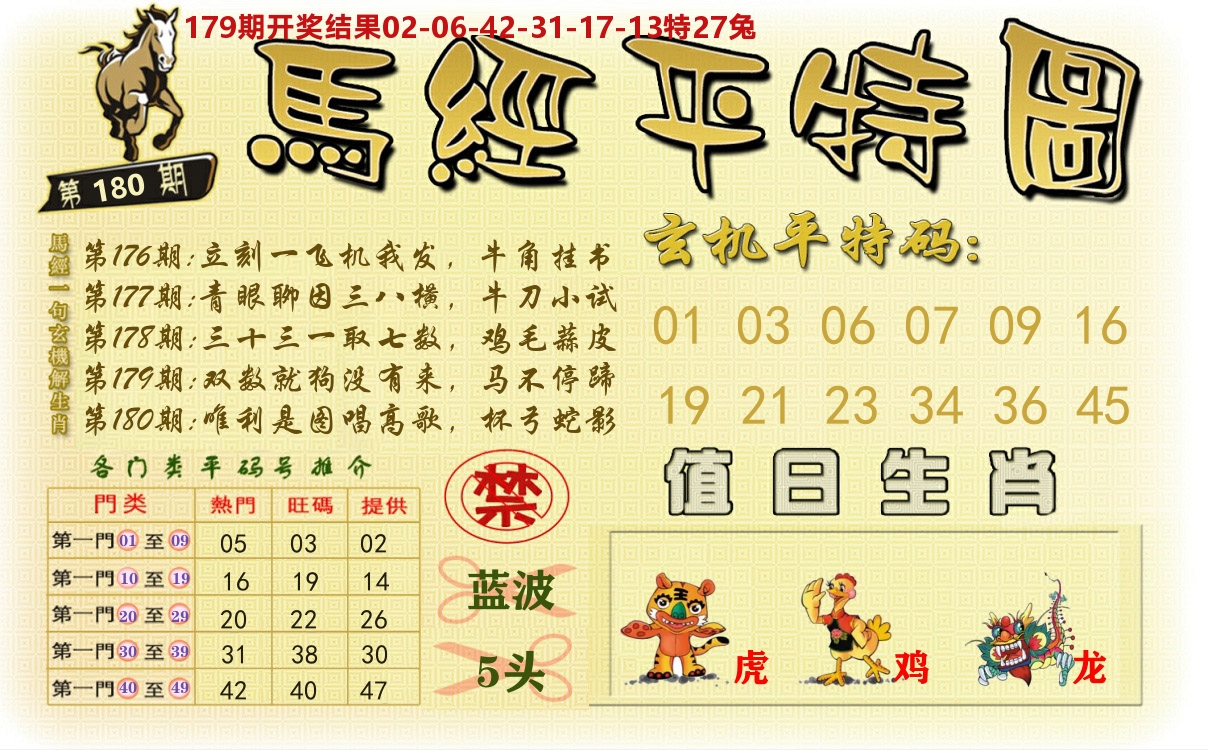 澳门平特图 第180期