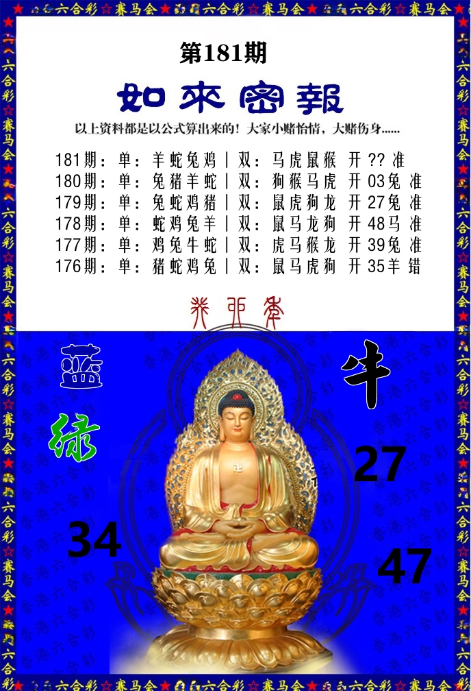 如来密报 第181期