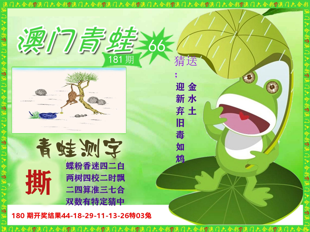青蛙系列66 第181期