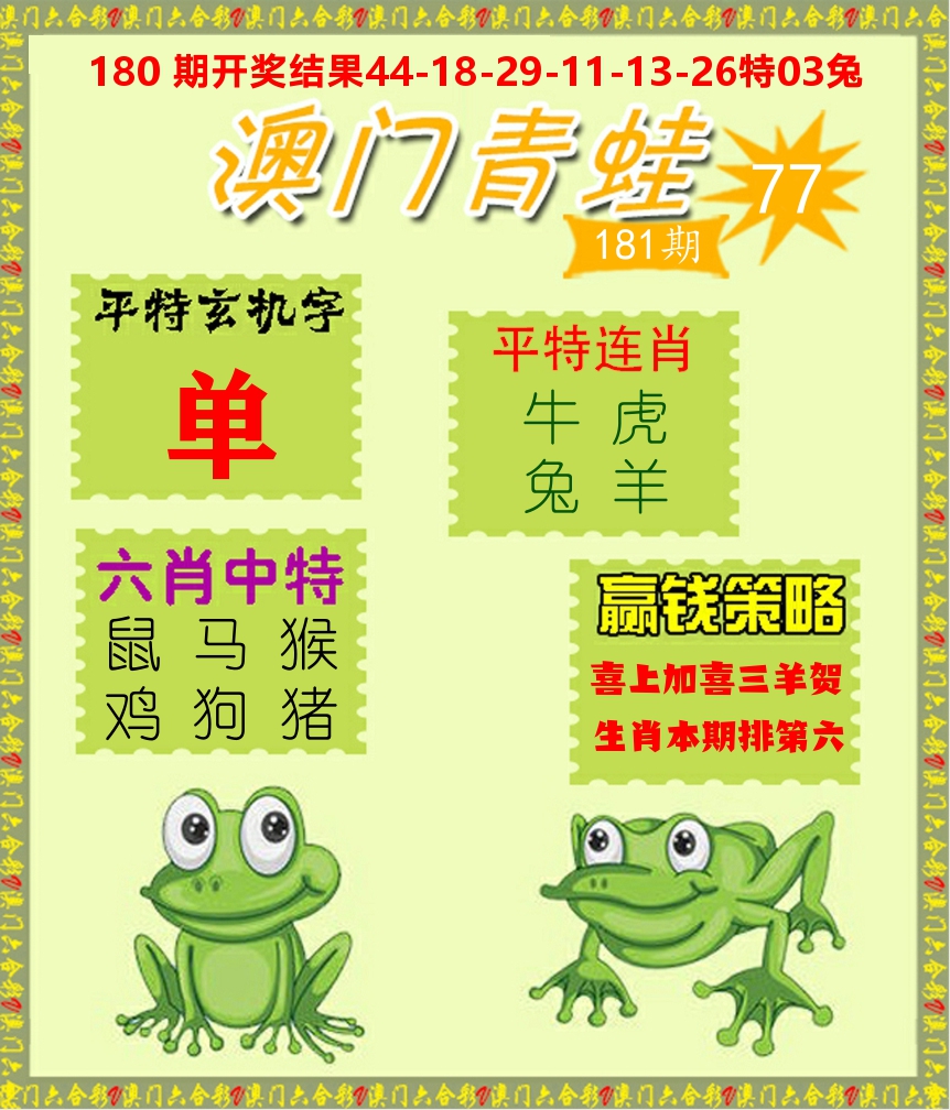 青蛙系列77 第181期