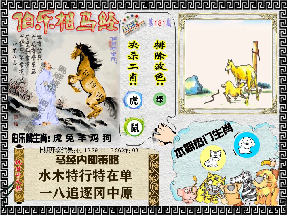 伯乐相马经 第181期