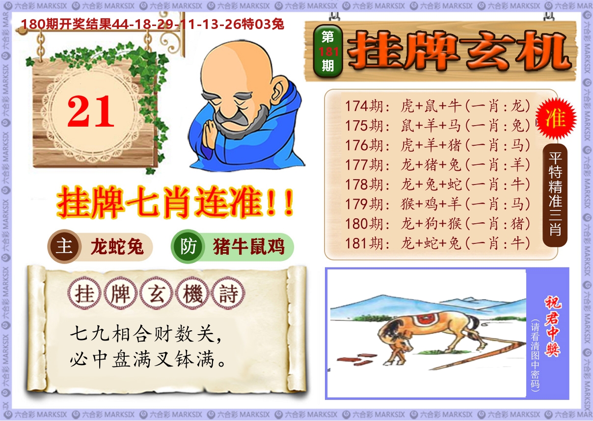 澳门挂牌玄机 第181期