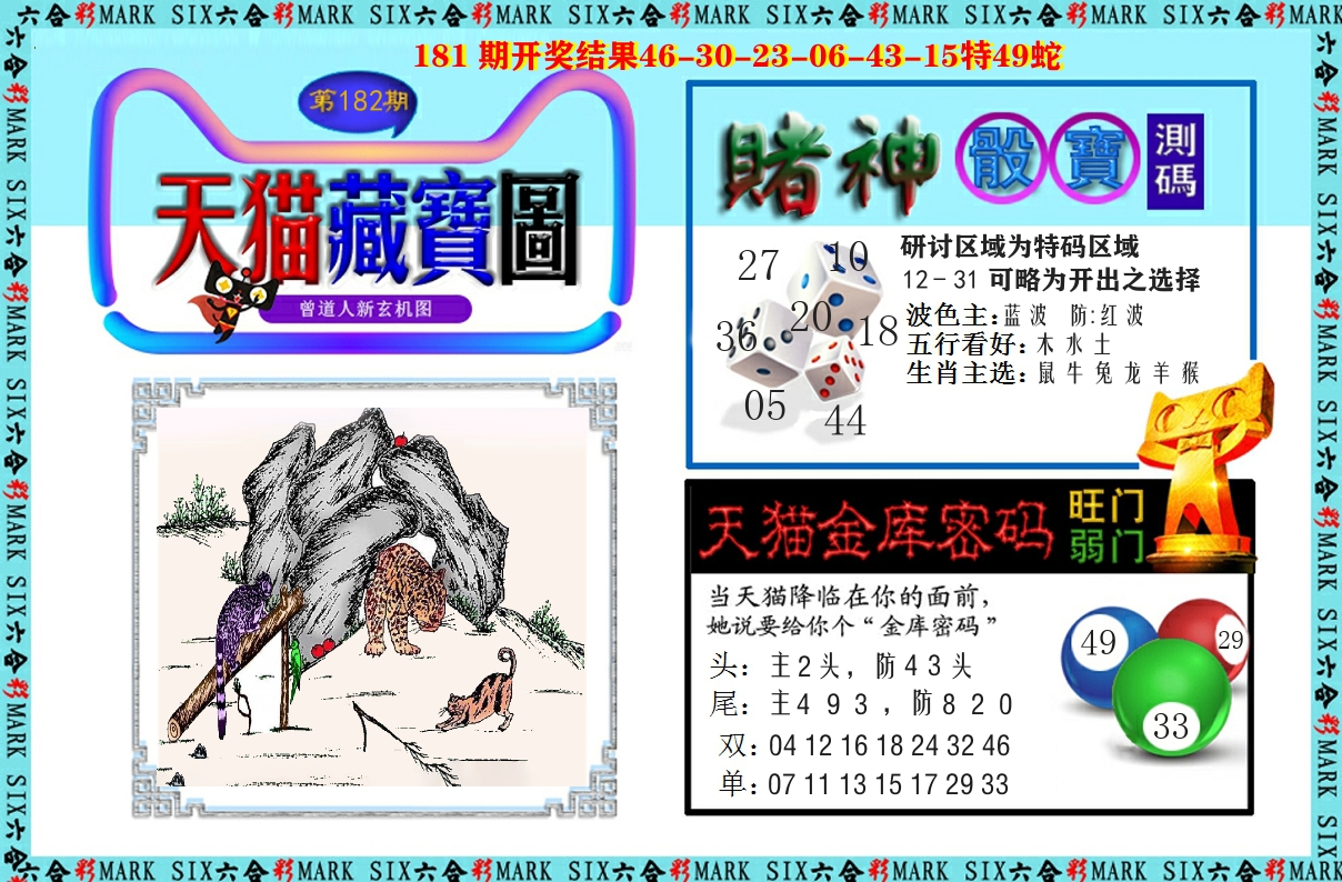 天猫藏宝图 第182期
