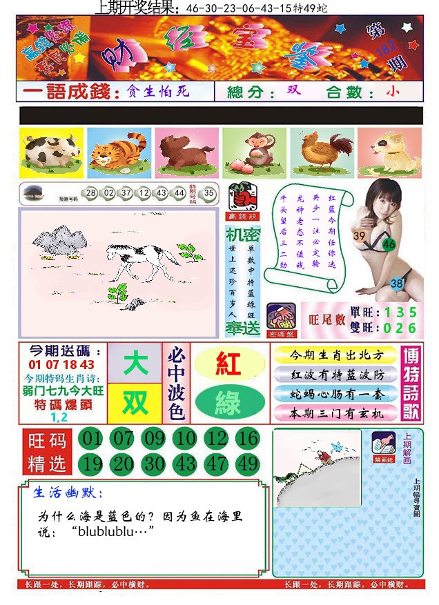 澳门财经宝鉴 第182期