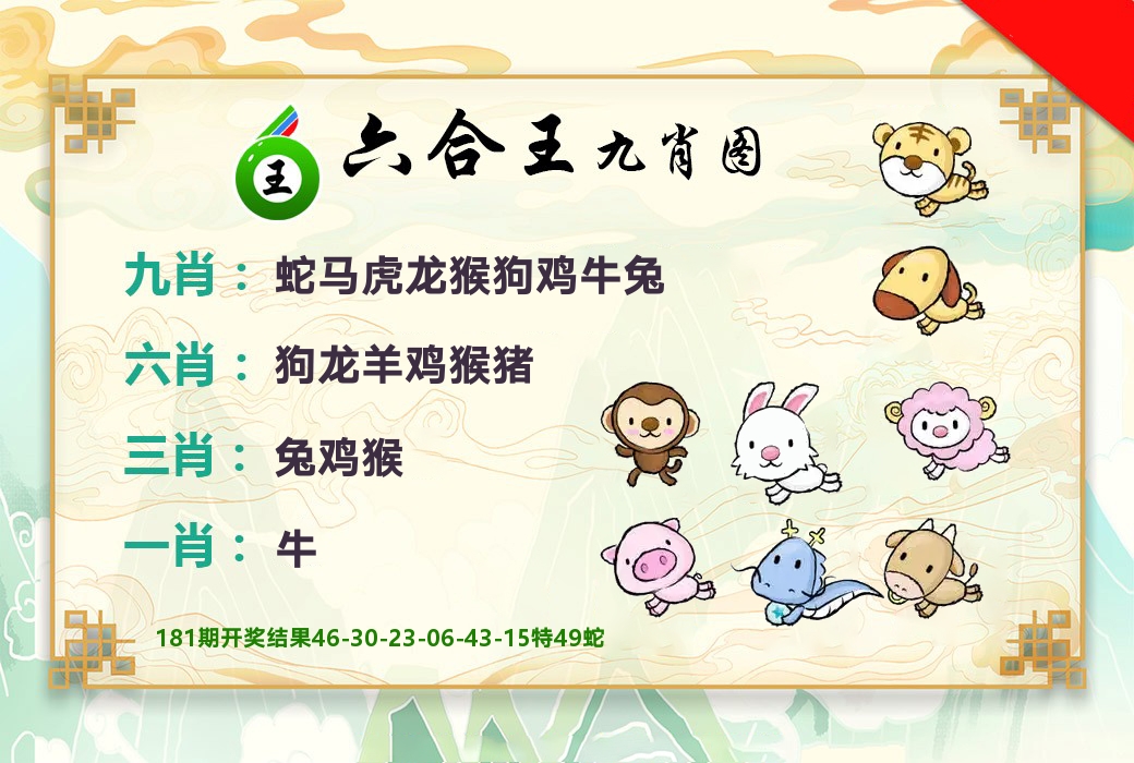 六合王九肖图 第182期
