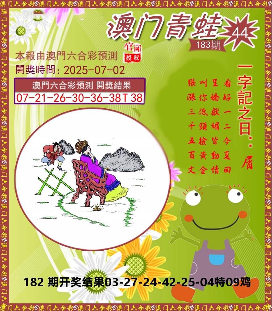 青蛙系列44 第183期