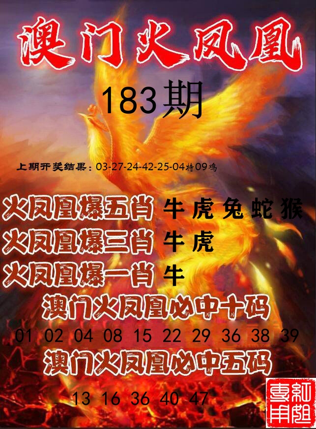 火凤凰 第183期