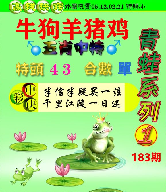 青蛙彩图 第183期