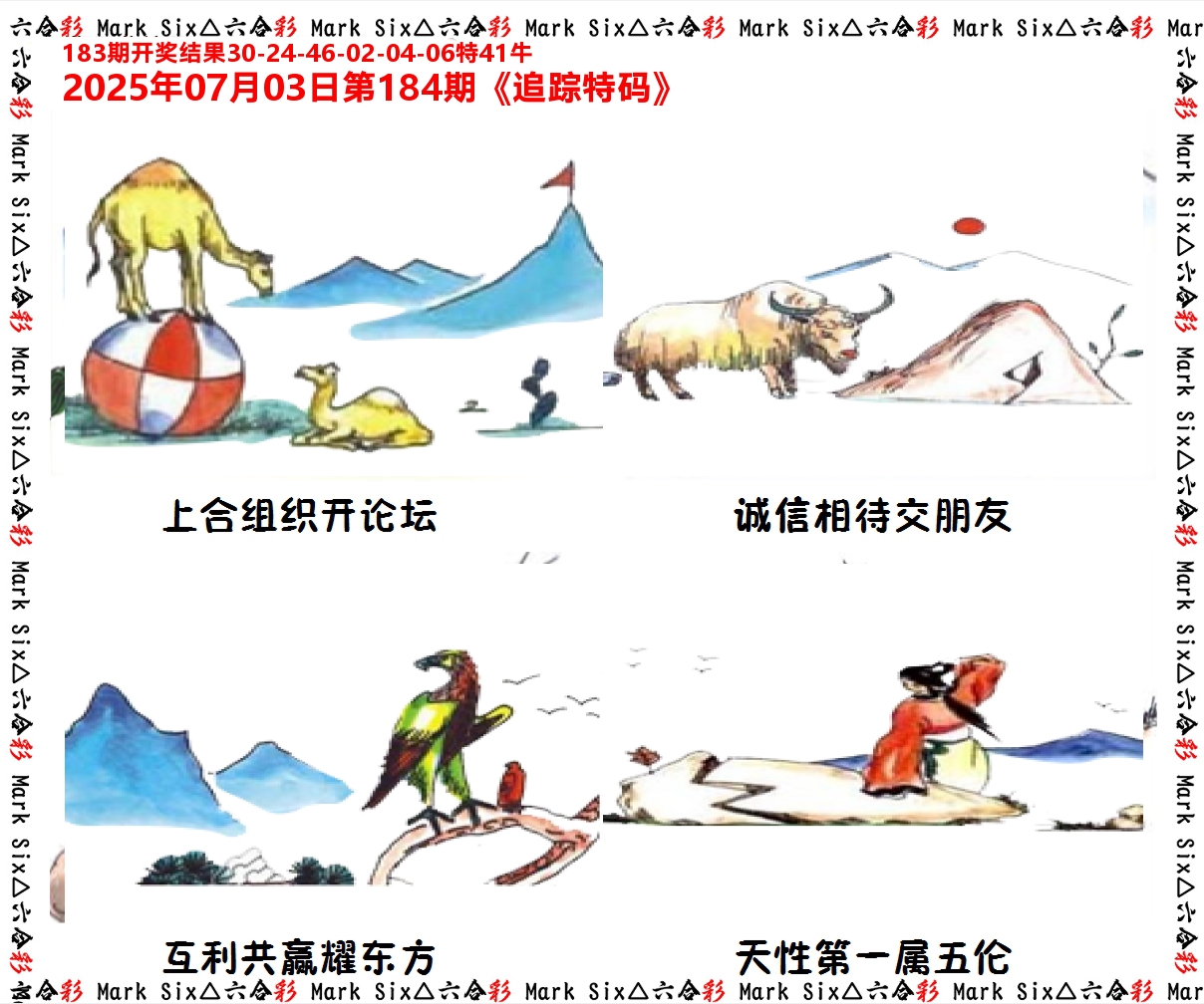 追踪特码 第184期