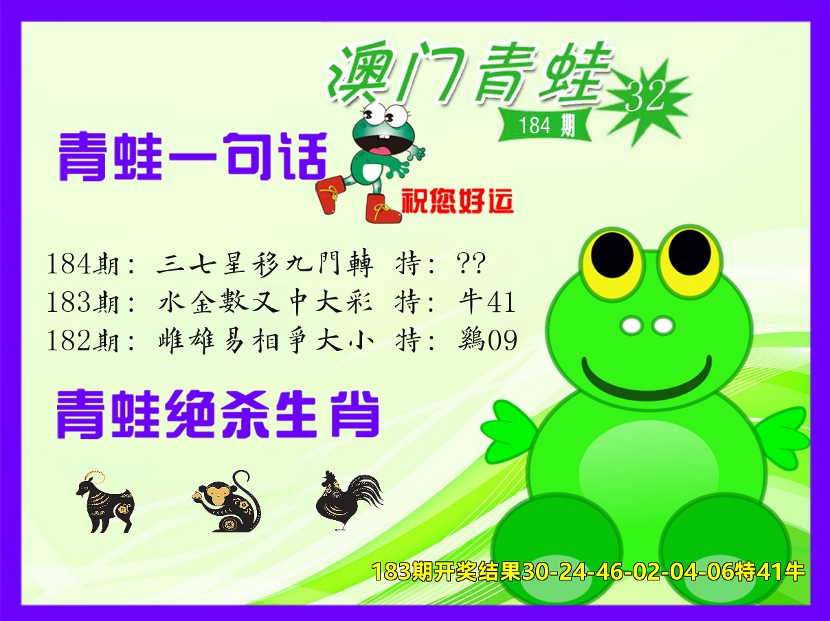 青蛙系列32 第184期