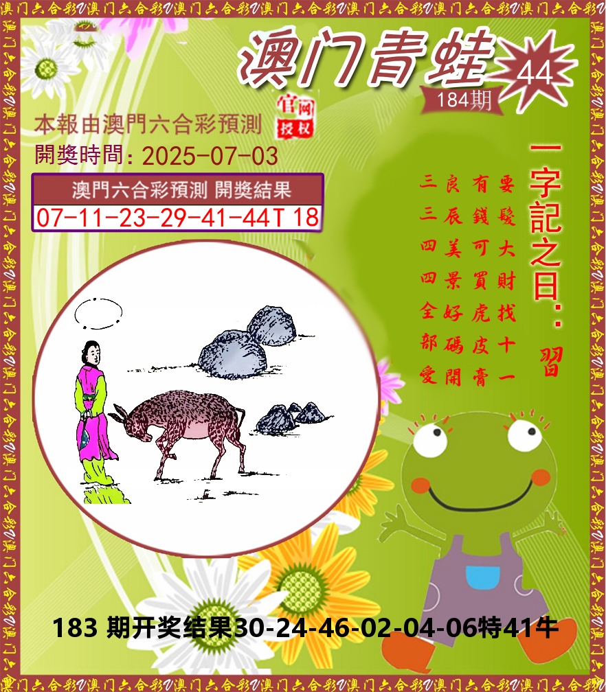 青蛙系列44 第184期