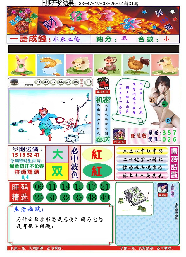 澳门财经宝鉴 第185期