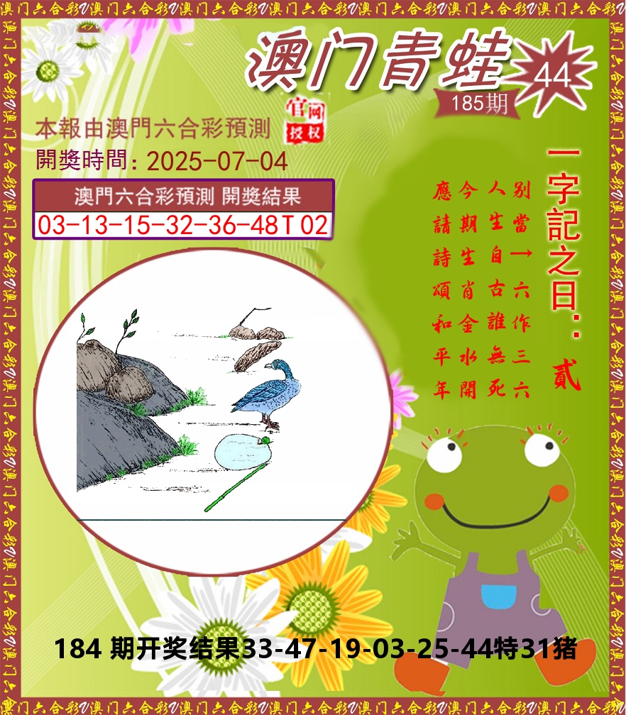 青蛙系列44 第185期