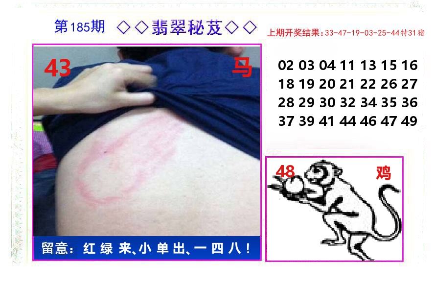 翡翠秘芨 第185期