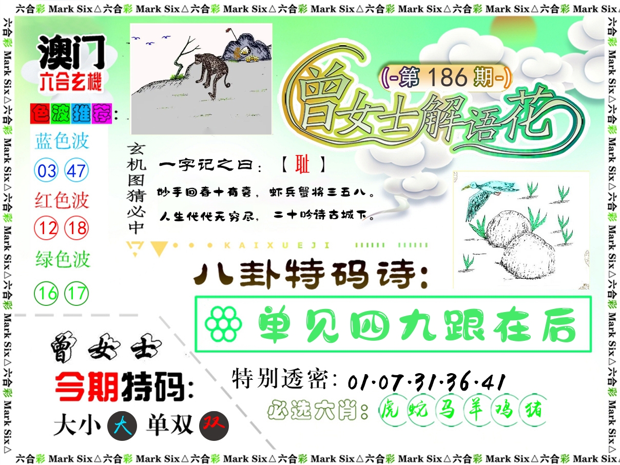 曾女士解语花 第186期