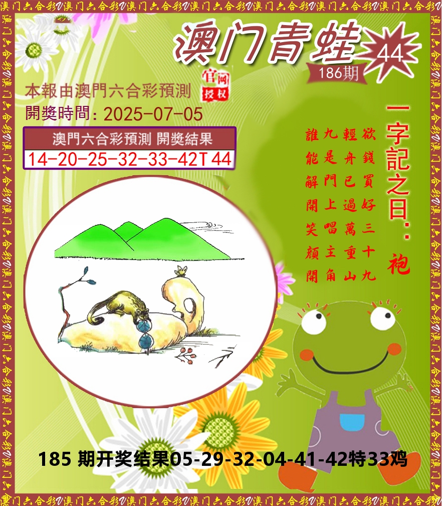 青蛙系列44 第186期