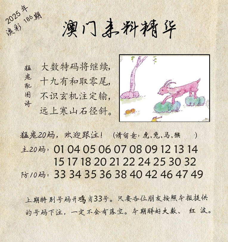 精华来料 第186期
