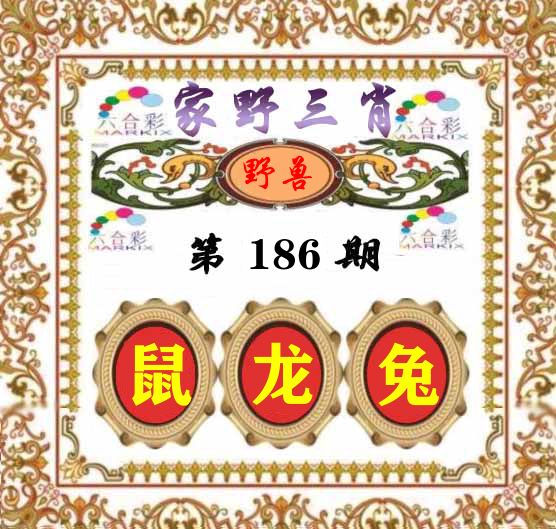 家野三肖 第186期