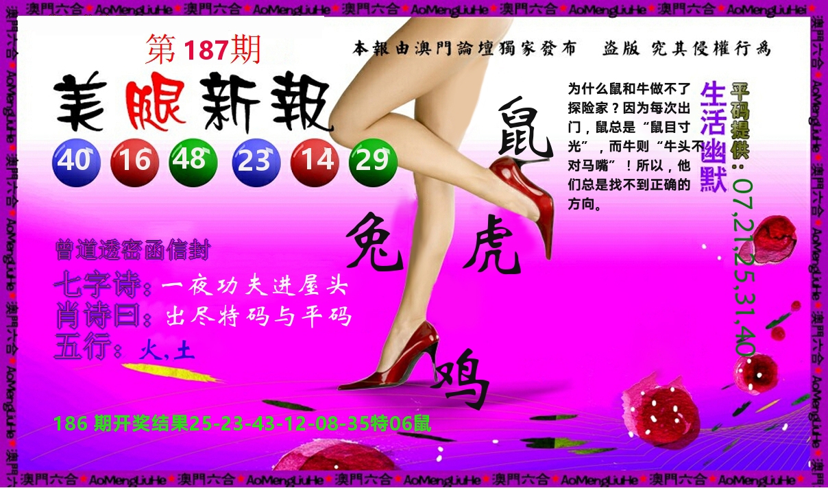 美腿新报 第187期
