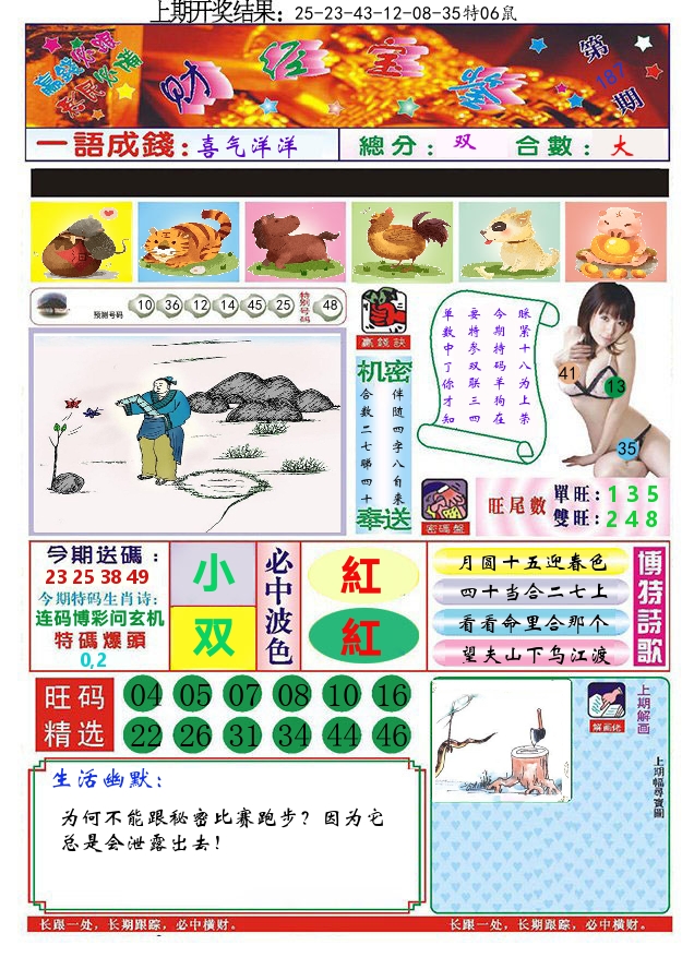 澳门财经宝鉴 第187期