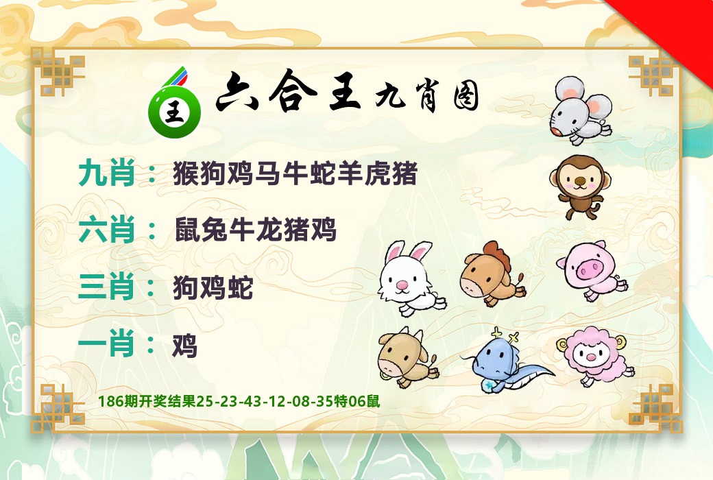 六合王九肖图 第187期