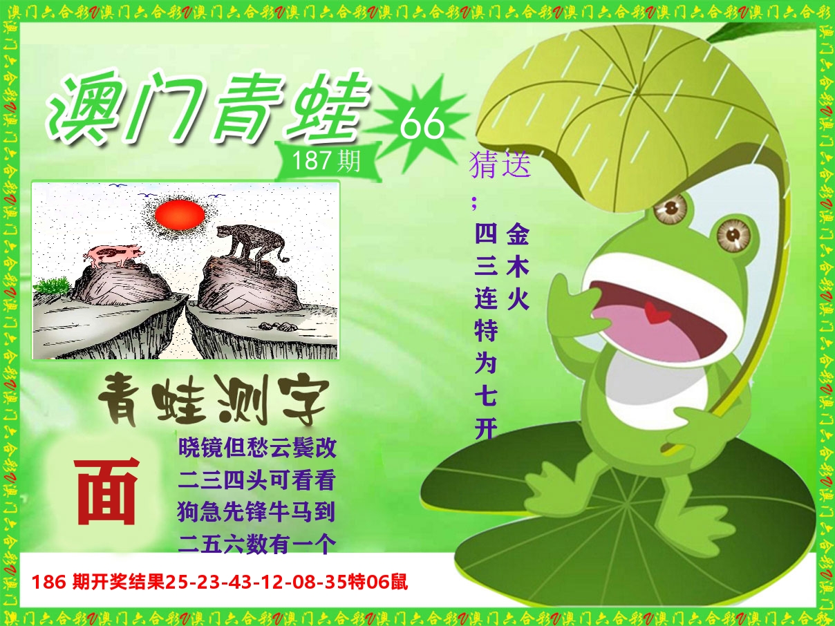 青蛙系列66 第187期