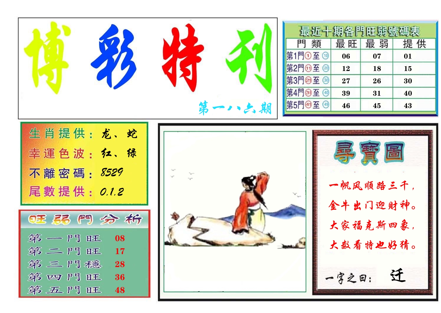 博彩特刊 第187期