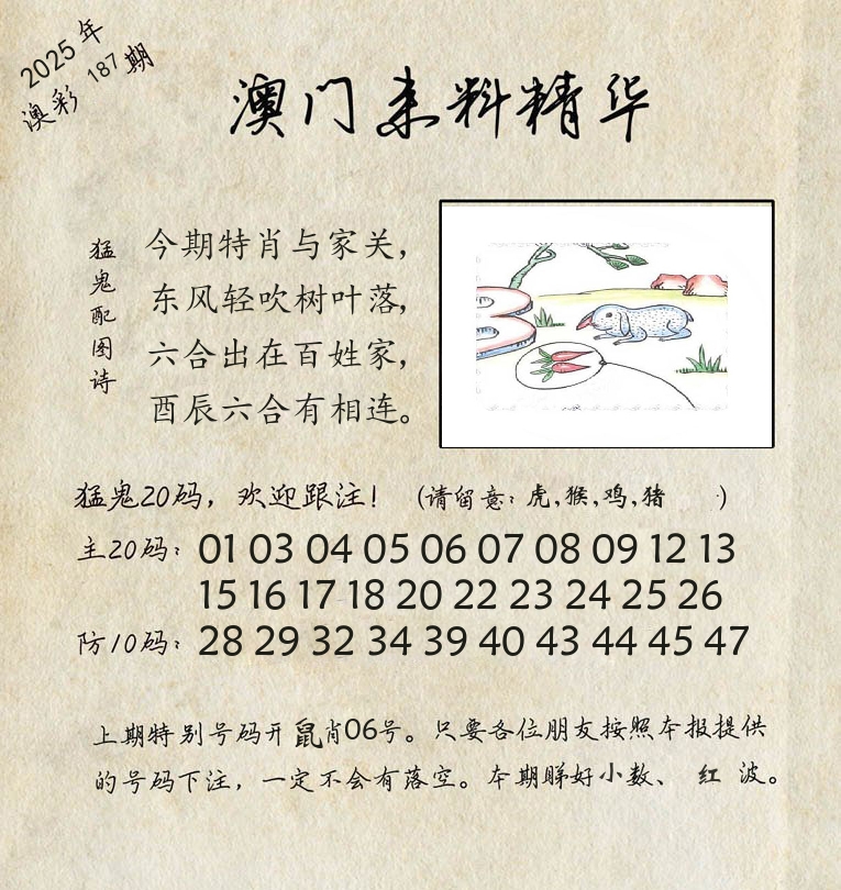 精华来料 第187期
