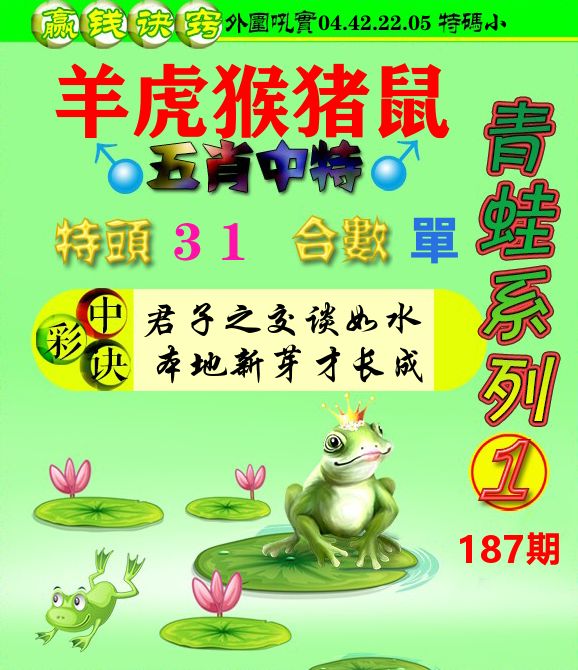 青蛙彩图 第187期