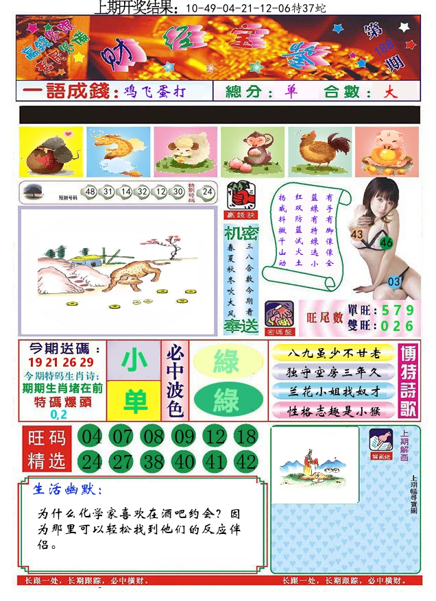 澳门财经宝鉴 第188期