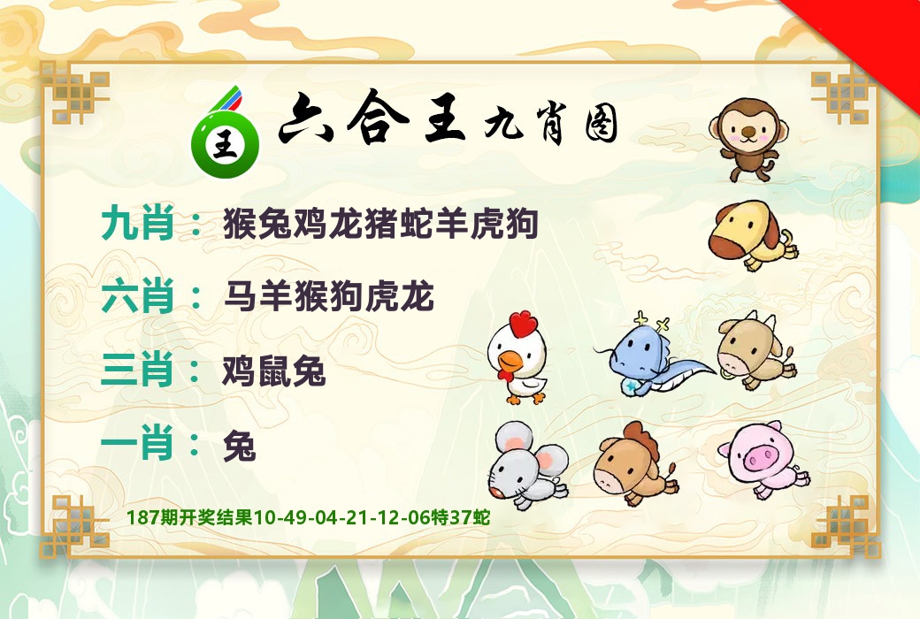 六合王九肖图 第188期
