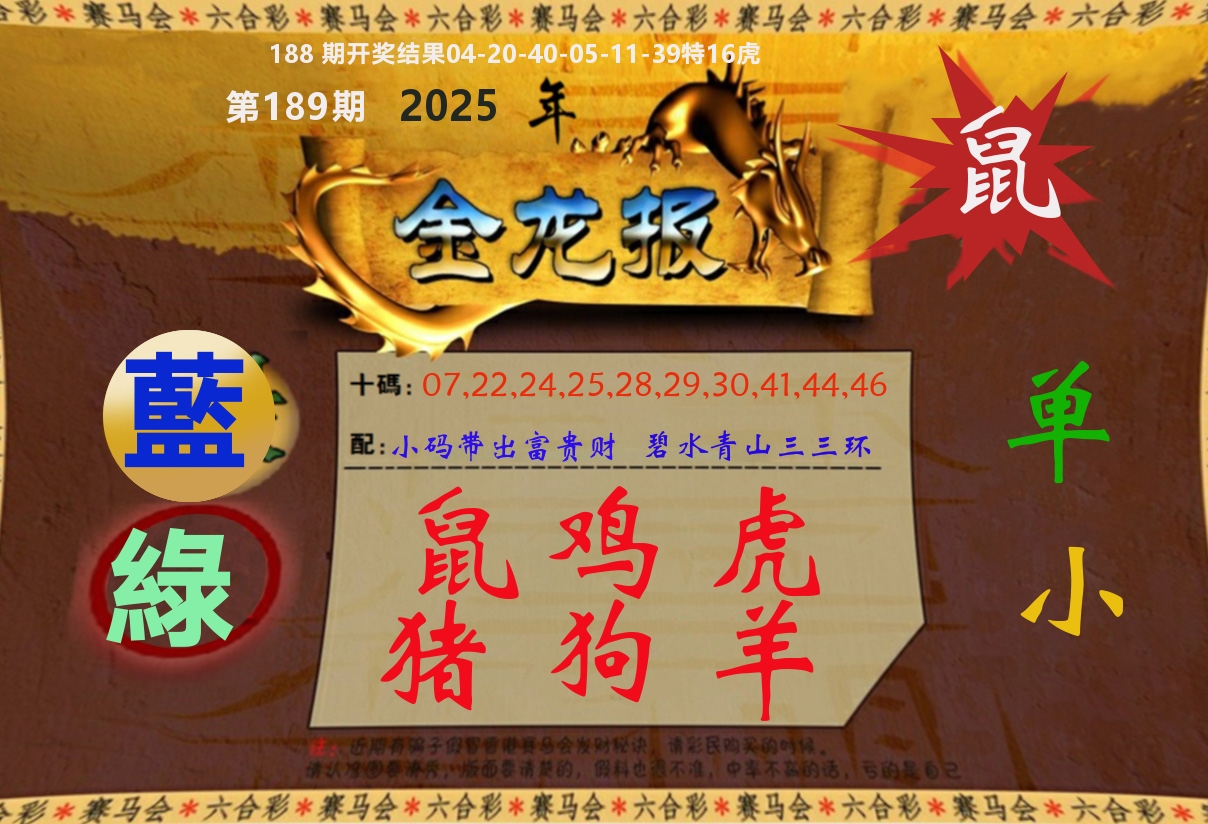 金龙报 第189期