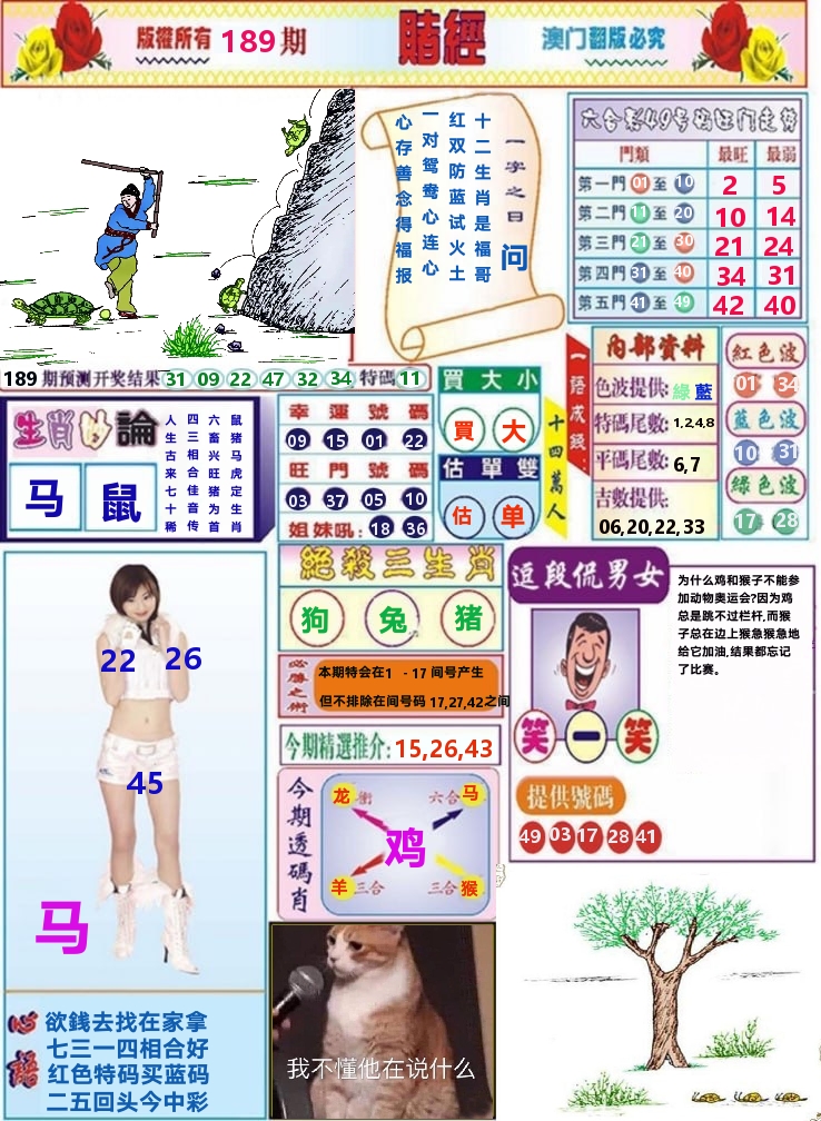 澳门赌经 第189期