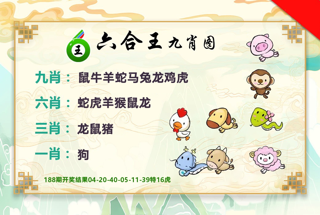 六合王九肖图 第189期