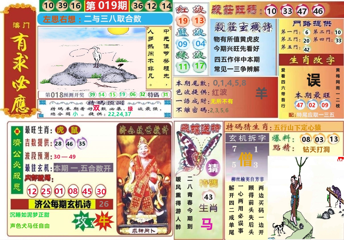 澳门有求必应 第19期