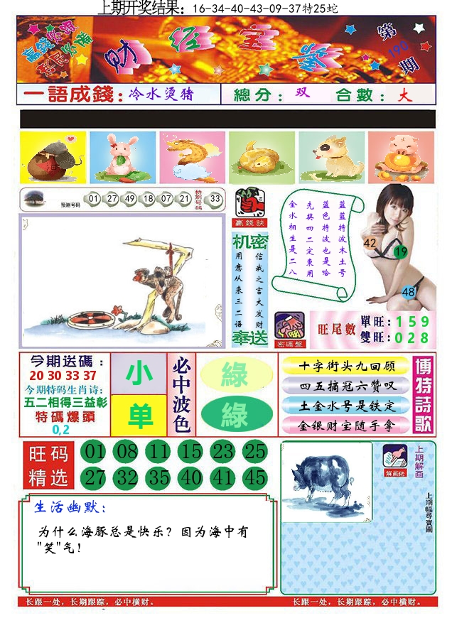澳门财经宝鉴 第190期