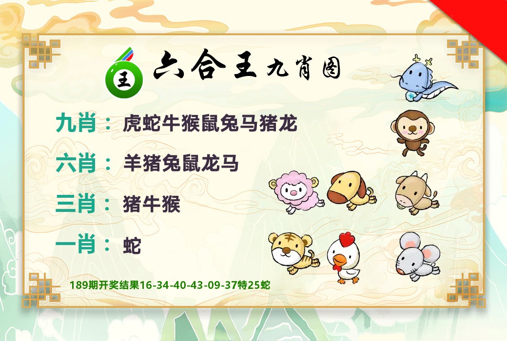 六合王九肖图 第190期