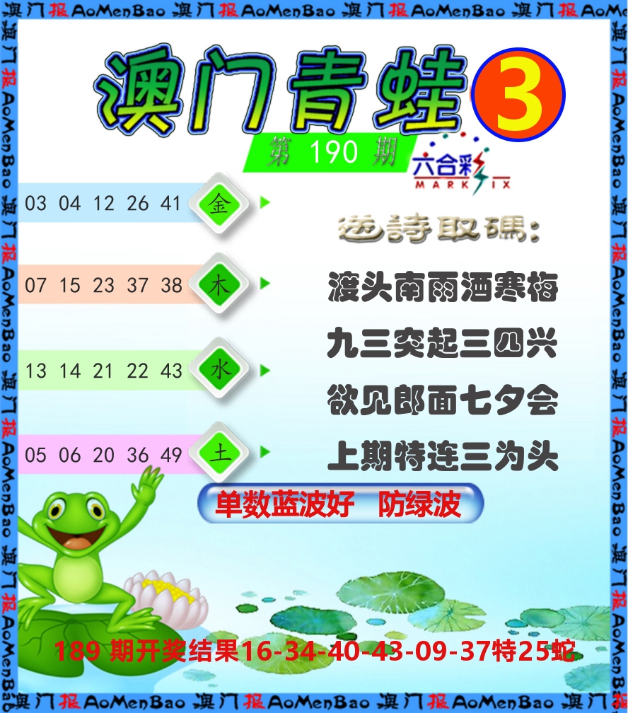 青蛙系列3 第190期