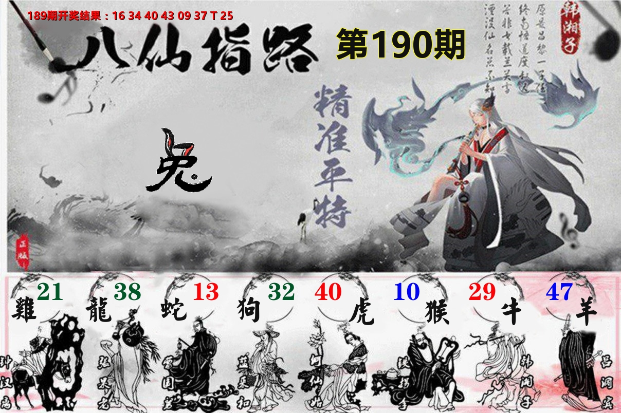 八仙指路 第190期