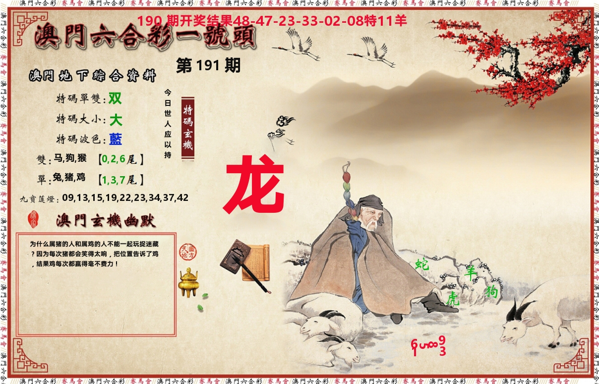 一号头 第191期