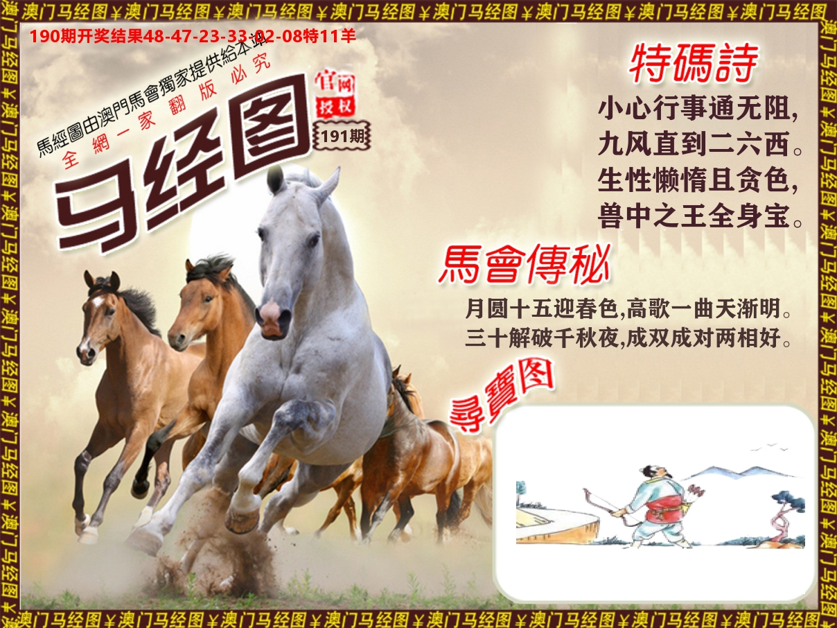 马经系列 第191期