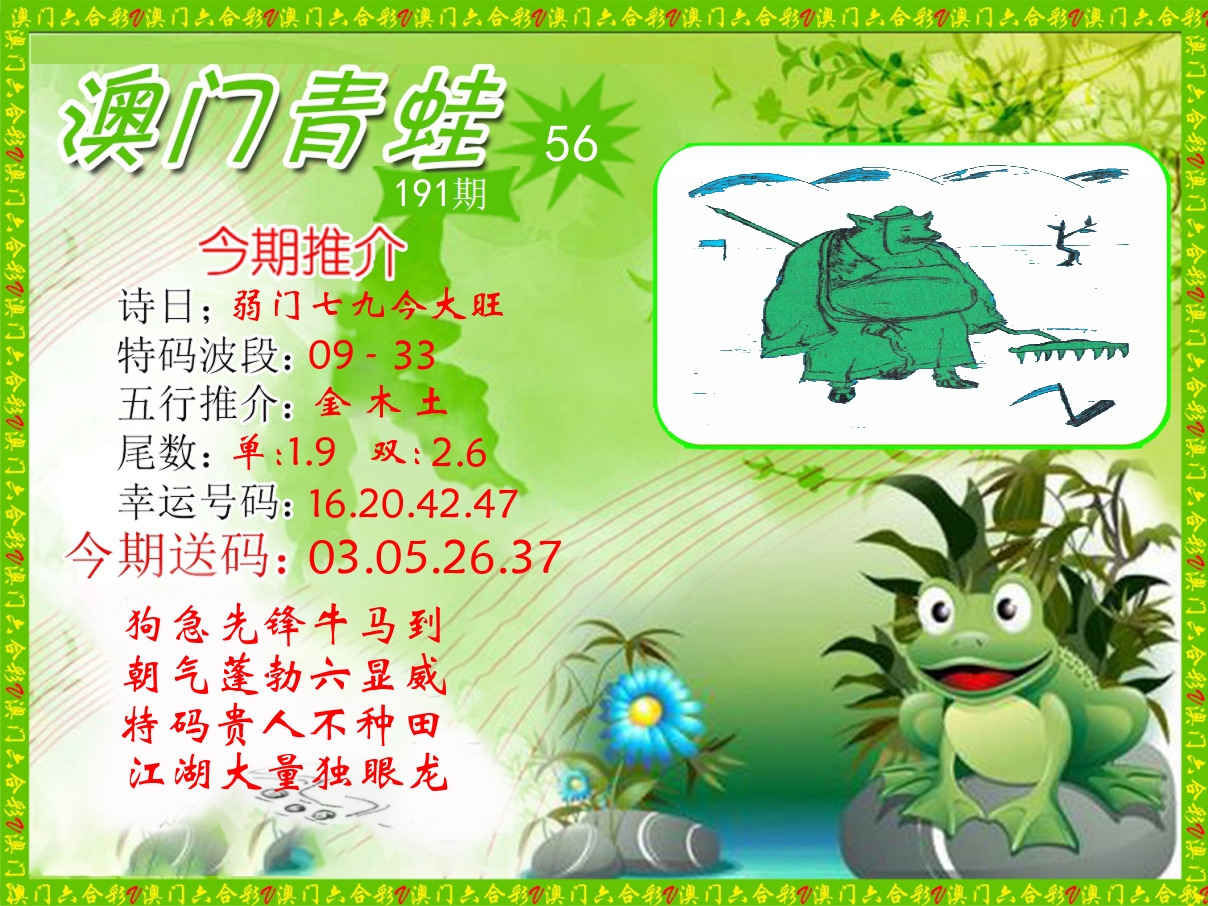 青蛙系列56 第191期
